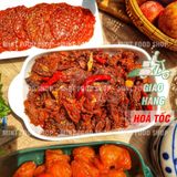  Khô Bò Cháy Tỏi Hồng Ngự - Lon 300gr 