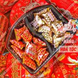  Hộp Bánh Quy Cá Chép Hóa Rồng ( Ông Lân ) Hộp Vuông - 400Gram 