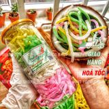  Mứt Dừa Non Thanh Điệp Dạng Sợi Đũa Mix Vị - Lon 450Gr 