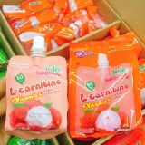  Nước Ép Trái Cây Thạch Vị Vải Jele L-carnitine 150gr - Nước Ép Trái Cây Thái Lan 
