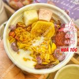  Hạt Dinh Dưỡng Sữa Chua Trái Cây Meizhoushike Yogurt, Nuts Oatmeal - Gói Màu Tím 400Gr 