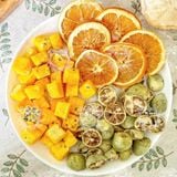  Combo 30 Gói Trà Detox Mix Chanh Dây Cam Tắc Xanh + Tặng Bình Thủy Tinh (Trà hoa quả Sấy Khô - Trà Thảo Mộc) 