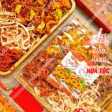  Hộp Quà Kim Cương Mix 4 Vị Thịt Khô (Khô Bò/ Khô Mực Sợi Hấp Dừa/ Khô Heo Tỏi/ Khô Gà) 