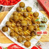  Ô Mai Sấu Muối Ớt Xiên Que Kèm Muối Chấm Hộp 500gr (Hộp 7 Xiên) 