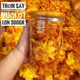 Thơm Sấy Muối Ớt Lon 300Gr - 500gr - Dứa Sấy Cay - Khóm Sấy Muối Ớt 100% không đường 