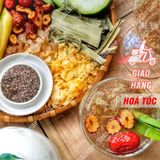  Mủ Trôm Hạt Chia Nấm Tuyết Táo Đỏ Nấu 2 - 3 Lít (Set Tự Nấu) 
