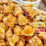  Da Heo Chiên Giòn - Tóp Mỡ Chiên Giòn Sốt Mắm Hành - Mắm Tỏi - Bánh Tóp Mỡ - Ba Rọị Cháy Tỏi  - Da Gà - Chân Gà Giòn 