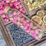  Trà Nụ Hoa Mẫu Đơn (Nụ Hoa Mẫu Đơn Khô) - Chai Thủy Tinh Cao Cấp 240gr 