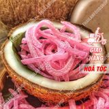  Mứt Dừa Non Thanh Điệp Sợi Đũa Vị Dâu Lon 450gr 