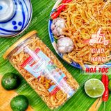  Mực Sợi Sấy Bơ Tỏi Lon 300gr 
