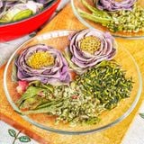 Trà Hoa Sen (Lotus) Sấy Lạnh Nguyên Bông (Mix Tâm Sen - Mix Hoa - Củ Sen - Hạt Sen) - 1 Set 