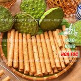  Bánh Ống Mè Nước Cốt Dừa Hương Vani - Lon 250Gr 