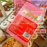  Hạt Dinh Dưỡng Sữa Chua Trái Cây Meizhoushike Yogurt, Nuts Oatmeal - Gói Màu Hồng 400Gr 