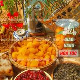  Ô Mai Xí Muội Đào Vàng ( Xí Muội Mơ Vàng) Lon 200Gram - 500Gram 