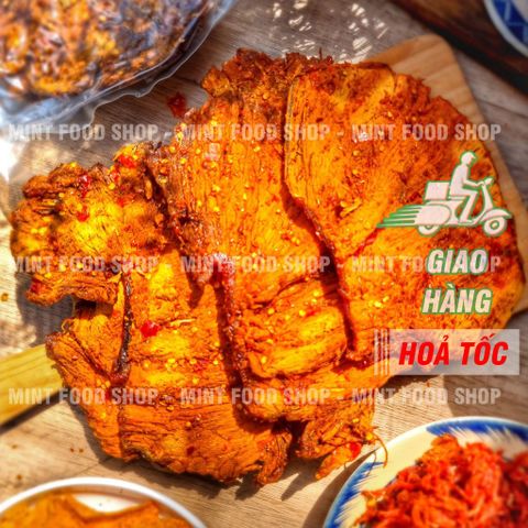  Khô Bò Miếng Siêu Giòn Túi 500gr 