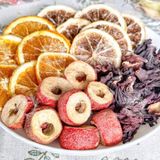  Combo 30 Gói Trà Detox Mix SƠN TRA CHANH CAM ATISO + Tặng Bình Thủy Tinh (Trà hoa quả Sấy Khô - Trà Thảo Mộc) 