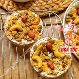  Bánh Nổ Gạo Lứt ( Cốm Gạo Lứt ) Mix Hạt Dinh Dưỡng ( Bánh Healthy Siêu Hot ) - Túi 250gram 