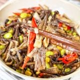  Nấm Lộc Nhung Khô (Nấm Nhung Hươu - Nấm Nhung Gạc) Túi 100Gr 