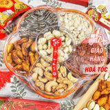  Hộp Hoa Mai Mix Hạt Lục Vị(Hạt Dẻ Cười/ Hạnh Nhân Rang Bơ/ Hạt Điều Rang Muối / Hạt Bí/ Hạt Dưa/ Hạt Hướng Dương)Hộp535g 