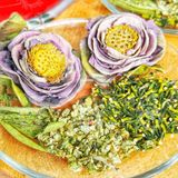  Trà Hoa Sen (Lotus) Mix Tâm Sen (Tim Sen) - Hộp 5 Set (Hoa Sen, Tâm Sen, Lá Sen, Cỏ Ngọt) 