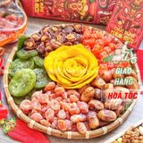  Hộp Quà Tết Lục Vị (Ô Mai Mận Cơm/ Xí Muội Đào Chẻ/ Xí Muội Mơ Đào/ Kiwi/ Xoài/ Chà Là) Hộp 785g 