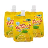  Lốc 3 Gói Nước Ép Trái Cây Thạch Jele High Vitamin C Chanh Tươi 150gr - Nước Ép Trái Cây Thái Lan 