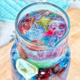  Soda Việt Quất Hoa Hồng Hộp 5 Set (Set Trà Tự Pha Chế) 