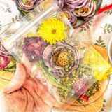  Trà Hoa Sen (Lotus) Mix Đầy Đủ VIP - Hộp 5 Set (Mix Tâm Sen - Hạt Sen - Củ Sen - Hoa Cúc - Hoa Hồng - Lá Sen - Cỏ Ngọt) 