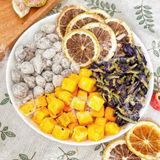  Combo 30 Gói Trà Detox Mix CHANH DÂY ĐẬU BIẾC CHANH XÍ MUỘI + Tặng Bình Thủy Tinh (Trà hoa quả Sấy Khô - Trà Thảo Mộc) 