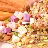  Hạt Dinh Dưỡng Sữa Chua Trái Cây Meizhoushike Yogurt, Nuts Oatmeal - Gói Màu Xanh 400Gr 