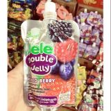  Nước Ép Trái Cây Thạch L-Jele Double Jelly Hương Mixed Berry - Lốc 3 Gói 