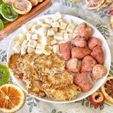  Combo 30 Gói Trà Detox Mix DÂU THƠM DỪA + Tặng Bình Thủy Tinh (Trà hoa quả Sấy Khô - Trà Thảo Mộc) 