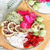  Soda Việt Quất Hoa Hồng Hộp 5 Set (Set Trà Tự Pha Chế) 