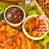  Tóp Mỡ Chấm Mắm Me (Kèm Sốt Mắm Me Kẹo & Tương Ớt) Siêu Tiện Lợi Và Thơm Ngon - Túi 300Gr 