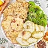  Combo 30 Gói Trà Detox Mix TÁO LÊ KIWI THƠM + Tặng Bình Thủy Tinh (Trà hoa quả Sấy Khô - Trà Thảo Mộc) nhiều vị 