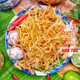  Mực Sợi Sấy Bơ Tỏi Lon 300gr 