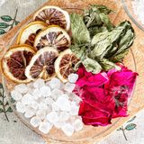  Soda Bạc Hà Hoa Hồng Hộp 5 Gói (Set Nguyên Liệu Trà Tự Pha Chế) 