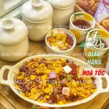  Hạt Dinh Dưỡng Sữa Chua Trái Cây Meizhoushike Yogurt, Nuts Oatmeal - Gói Màu Tím 400Gr 