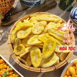  Chuối Sấy Giòn Nguyên Miếng Túi 500gr 