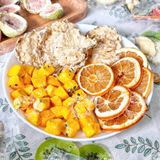  Combo 30 Gói Trà Detox Mix THƠM CAM CHANH DÂY + Tặng Bình Thủy Tinh (Trà hoa quả Sấy Khô - Trà Thảo Mộc) nhiều vị 