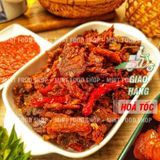  Khô Bò Cháy Tỏi Hồng Ngự - Lon 300gr 