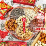  Hộp Hoa Mai Mix Hạt Lục Vị(Hạt Dẻ Cười/ Hạnh Nhân Rang Bơ/ Hạt Điều Rang Muối / Hạt Bí/ Hạt Dưa/ Hạt Hướng Dương)Hộp535g 