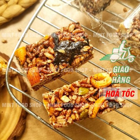  Thanh Gạo Lứt Rong Biển - Combo 20 Thanh Rời 