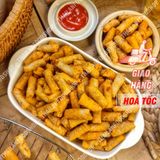 Chả Giò Tôm Mini Sấy Giòn Ăn Liền Túi 1kg 