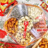  Hộp Hoa Mai Mix Hạt Lục Vị(Hạt Dẻ Cười/ Hạnh Nhân Rang Bơ/ Hạt Điều Rang Muối / Hạt Bí/ Hạt Dưa/ Hạt Hướng Dương)Hộp535g 