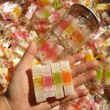  Mứt Rau Câu Sữa (Mứt Rau Câu 2 Màu) Lon 400gr 