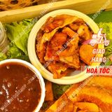  Da Heo Tóp Mỡ Chiên Giòn Chấm Mắm Me - Túi 300gram 