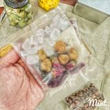  Trà Vải Hoa Hồng (Cốt Vải Hòa Tan, Thanh Long, Long Nhãn, Hoa Hồng, Hạt Chia, Đường Phèn)  - Hộp 5 Set & 1 Set 