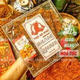  Hộp Qùa Tết Khô Bò Miếng ( Hộp Vuông Kim Cương) - Hộp 500Gr 