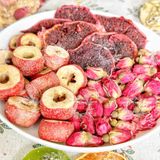  Combo 30 Gói Trà Detox Mix SƠN TRA HOA HỒNG THANH LONG + Tặng Bình Thủy Tinh (Trà hoa quả Sấy Khô - Trà Thảo Mộc) 